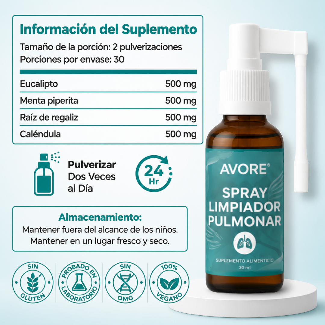 Avore Spray Limpiador Pulmonar